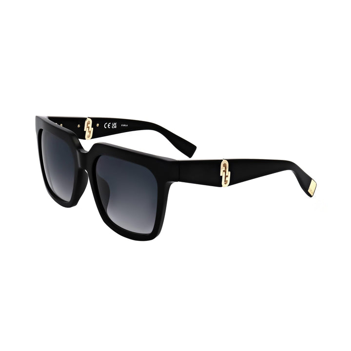 Furla Unisex Sunglasses 55 Schwarz, 55 Schwarz