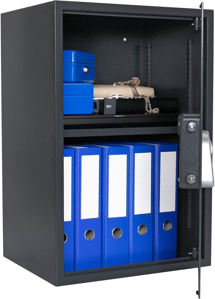 Rottner Möbeltresor Noah 5 Stahl Elektronikschloss mechanische Notöffnung anthrazit BxHxT 45x67x36 c