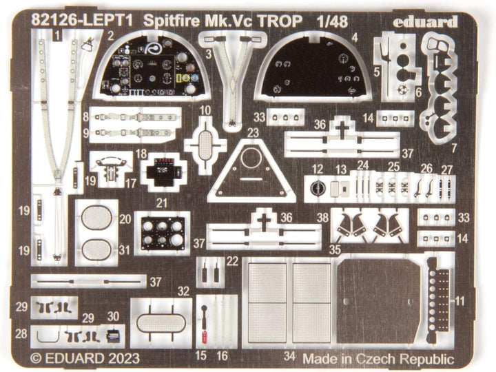 Eduard Plastic Kits 82126 - 1:48 Spitfire Mk.Vc TROP Profipack - Neu
