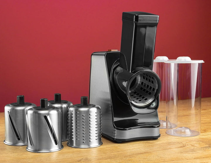 Solis Elektrischer Gemüseschneider Slice & More 8401 - Allesschneider - Spiralscheider - Multiraffel