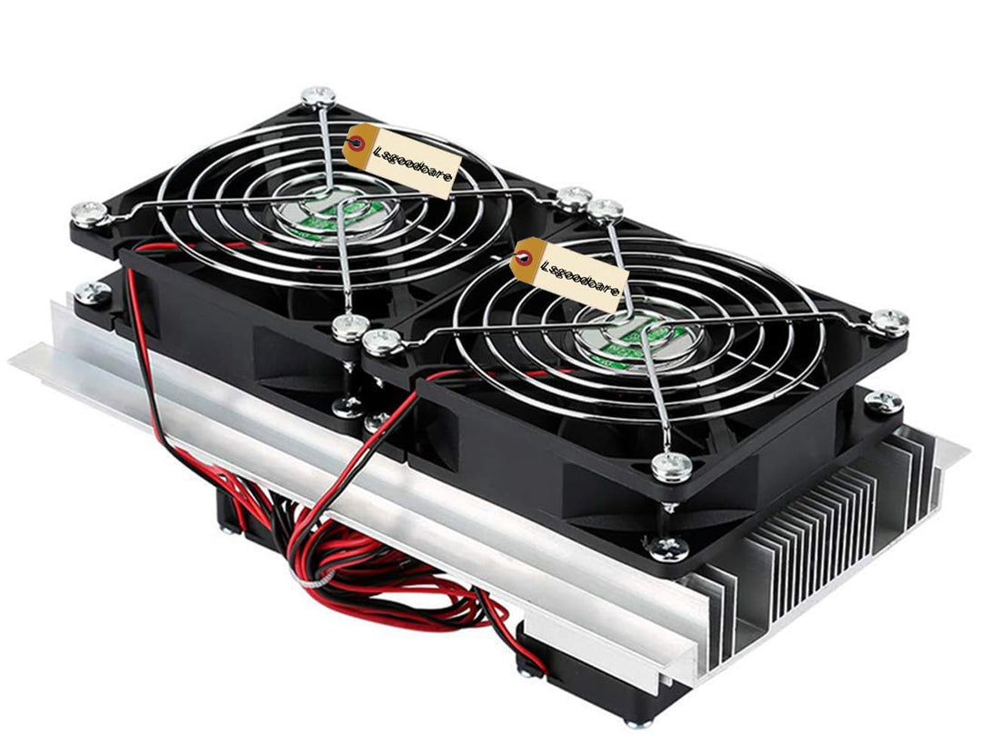 Lsgoodcare DC 12V DIY Thermoelektrisches Peltier-Kühlsystem Halbleiter-Kühler-Kühlkörper-Bausatz, 2