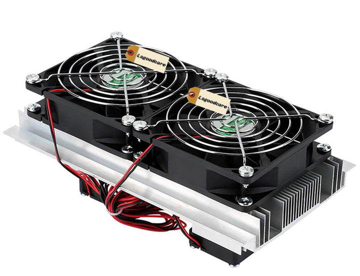 Lsgoodcare DC 12V DIY Thermoelektrisches Peltier-Kühlsystem Halbleiter-Kühler-Kühlkörper-Bausatz, 2