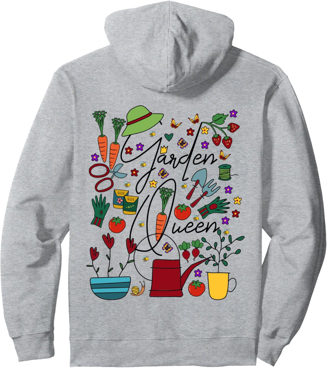 Gartenkönigin Gartenprinzessin Garten Chefin Garden Queen Pullover Hoodie