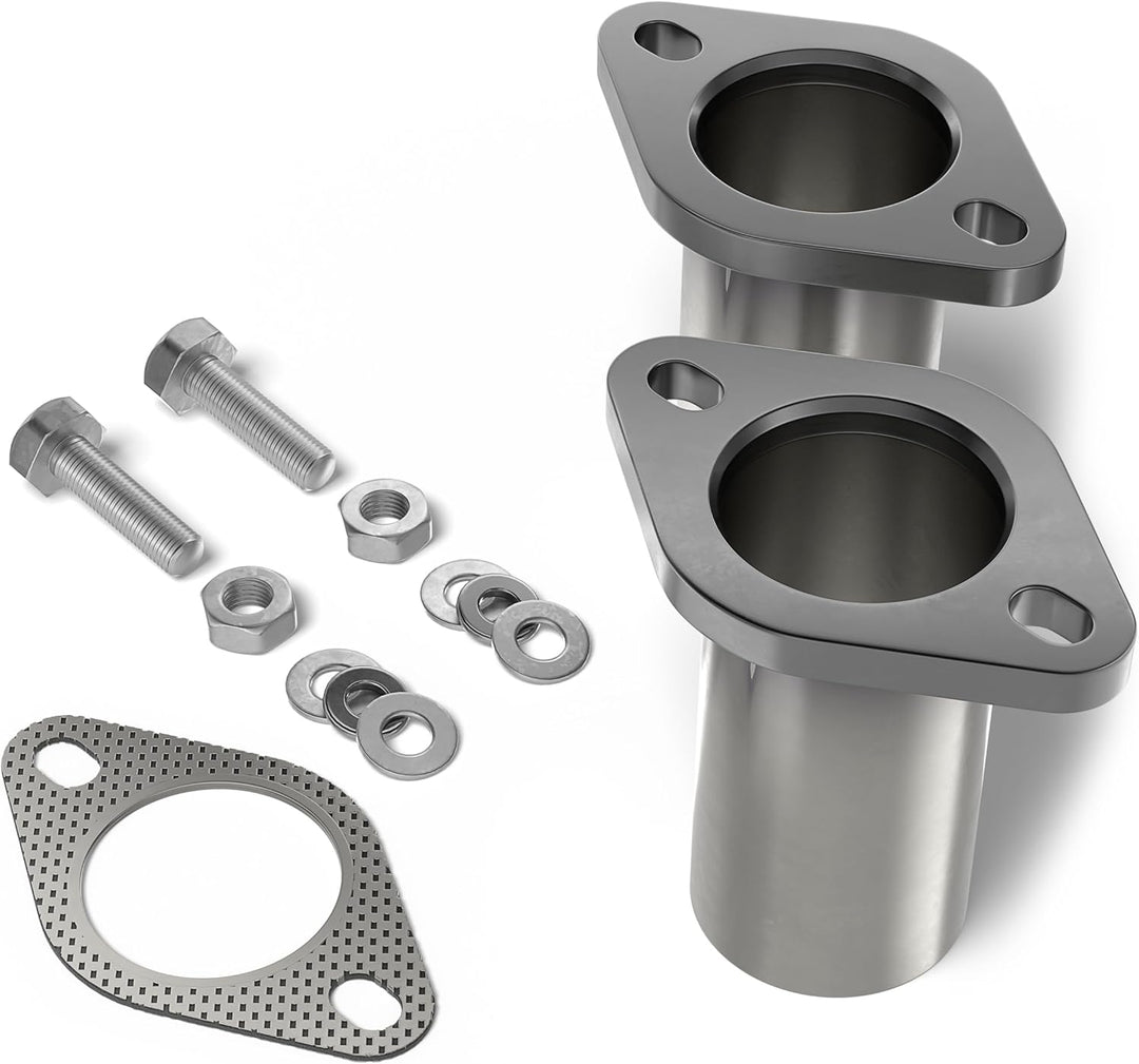 Universal Reparatur Flanschset VZ Abgasanlage von Ø45 50 55 60mm Auspuff Flansch.SET aus Massivstahl