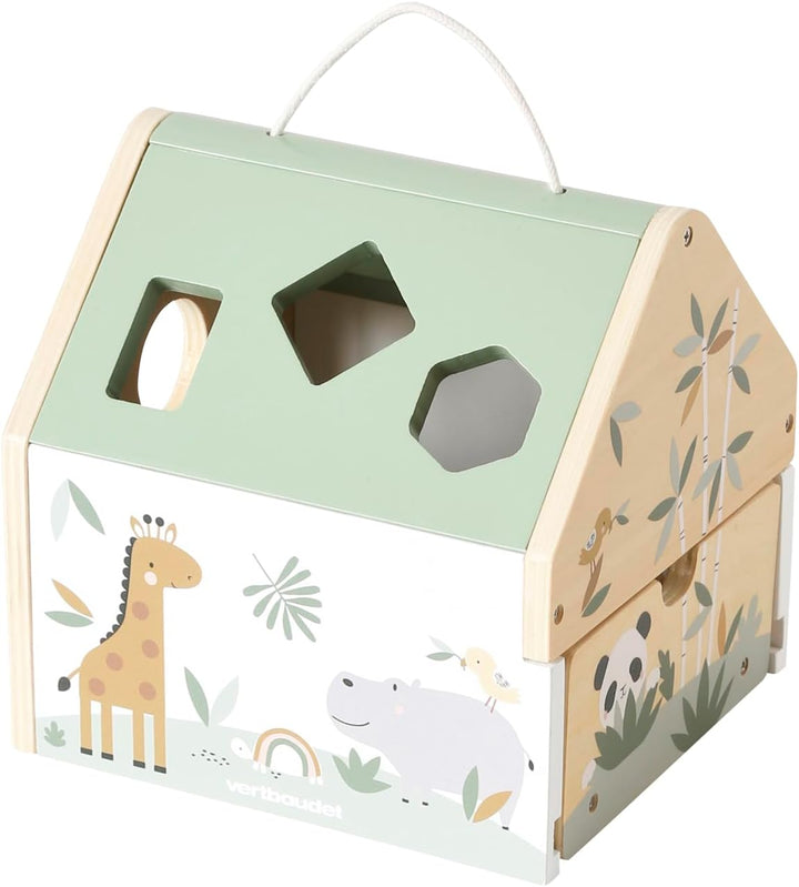 Vertbaudet VERTBAUDETBauernhof-Steckspiel aus Holz FSCmehrfarbig/pandafreunde