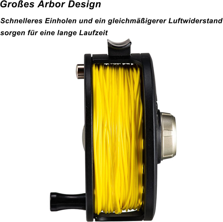 Goture Fliegenrolle Fliegenfischen Rollen wasserdicht 2+1BB 3/4 5/6 7/8 9/10 Aluminum Legierungskörp