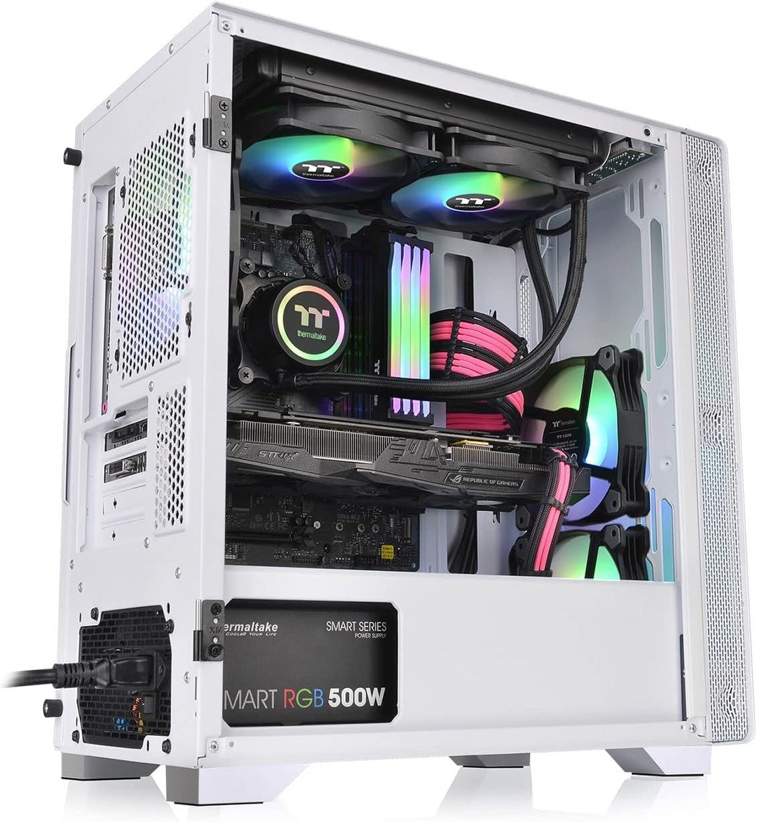 Thermaltake S100 TG Snow CA-1Q9-00S6WN-00 White, White