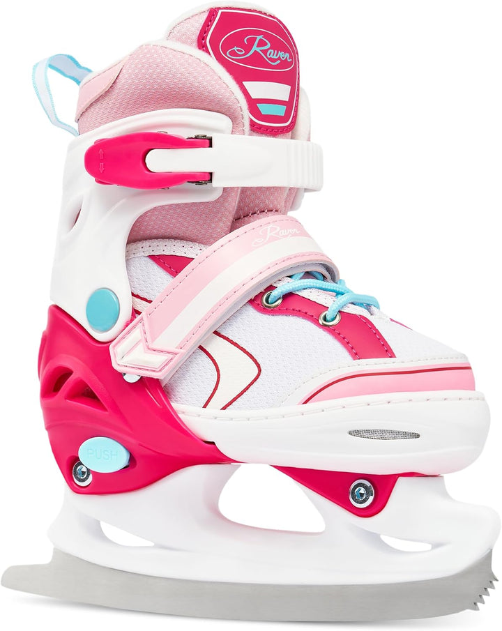 RAVEN 4in1 Inline Skates Triskates Rollschuhe Schlittschuhe Inliner für Kinder Mädchen verstellbar G