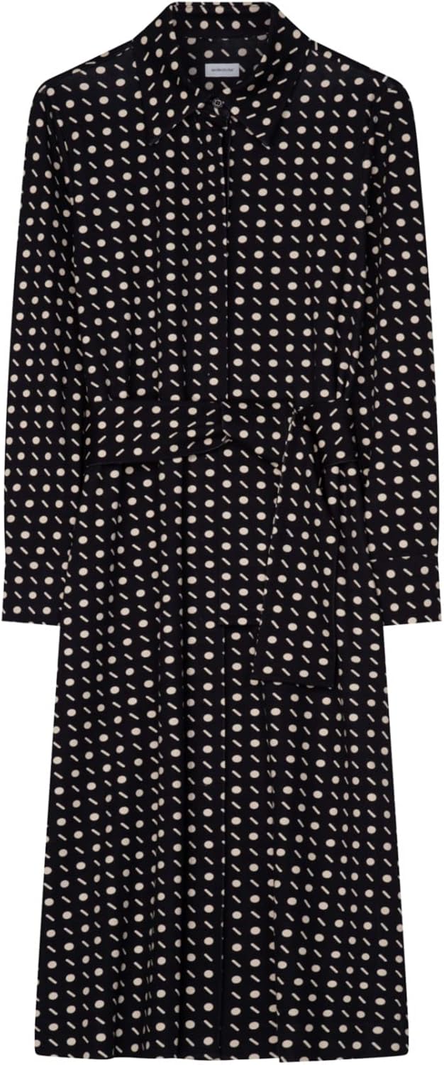 Seidensticker Damen Blusen Kleid - Fashion - Regular Fit - tailliert - Bügelleicht – Langarm 34 Dunk
