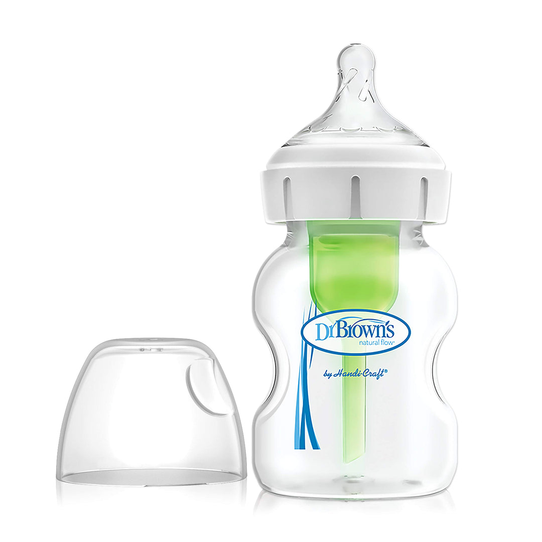 Dr Browns 27301 Options+ Babyflasche, 150 ml, blau, DRBPLUS-WB51600 Einzelne Babyflasche, Einzelne B