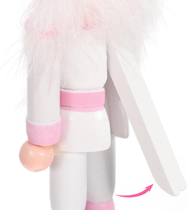 Veemoon 5 Stück Kleine Nussknacker-Hängeornamente Weihnachtsbaum-Soldat- Weihnachts-Hängefiguren Nus