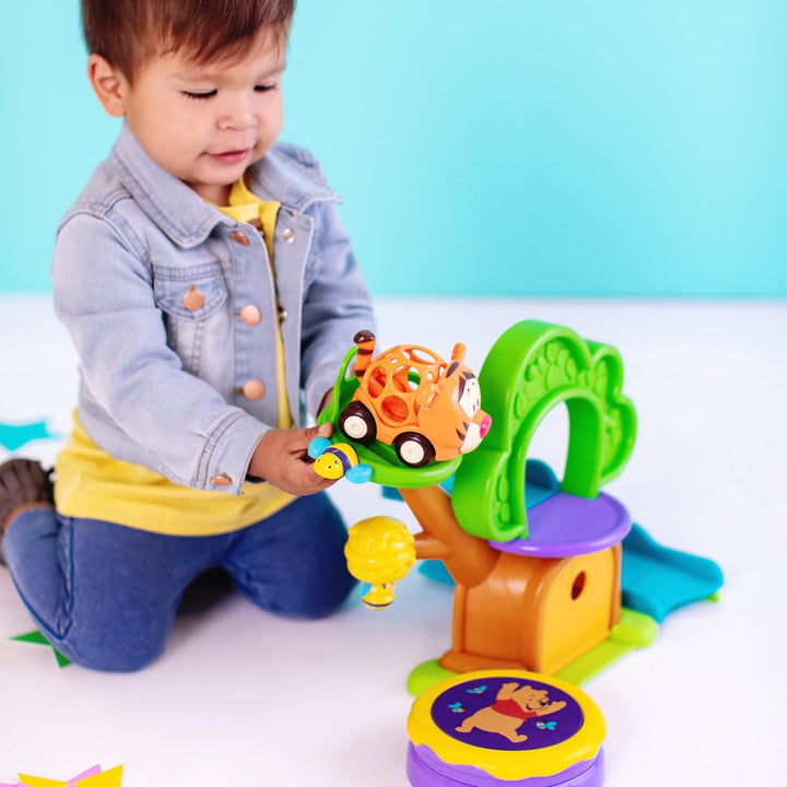 Bright Starts, Disney Baby, Oball, Go Grippers, Winnie Puuh Baumhausset aus dem bewehrten Oball Desi