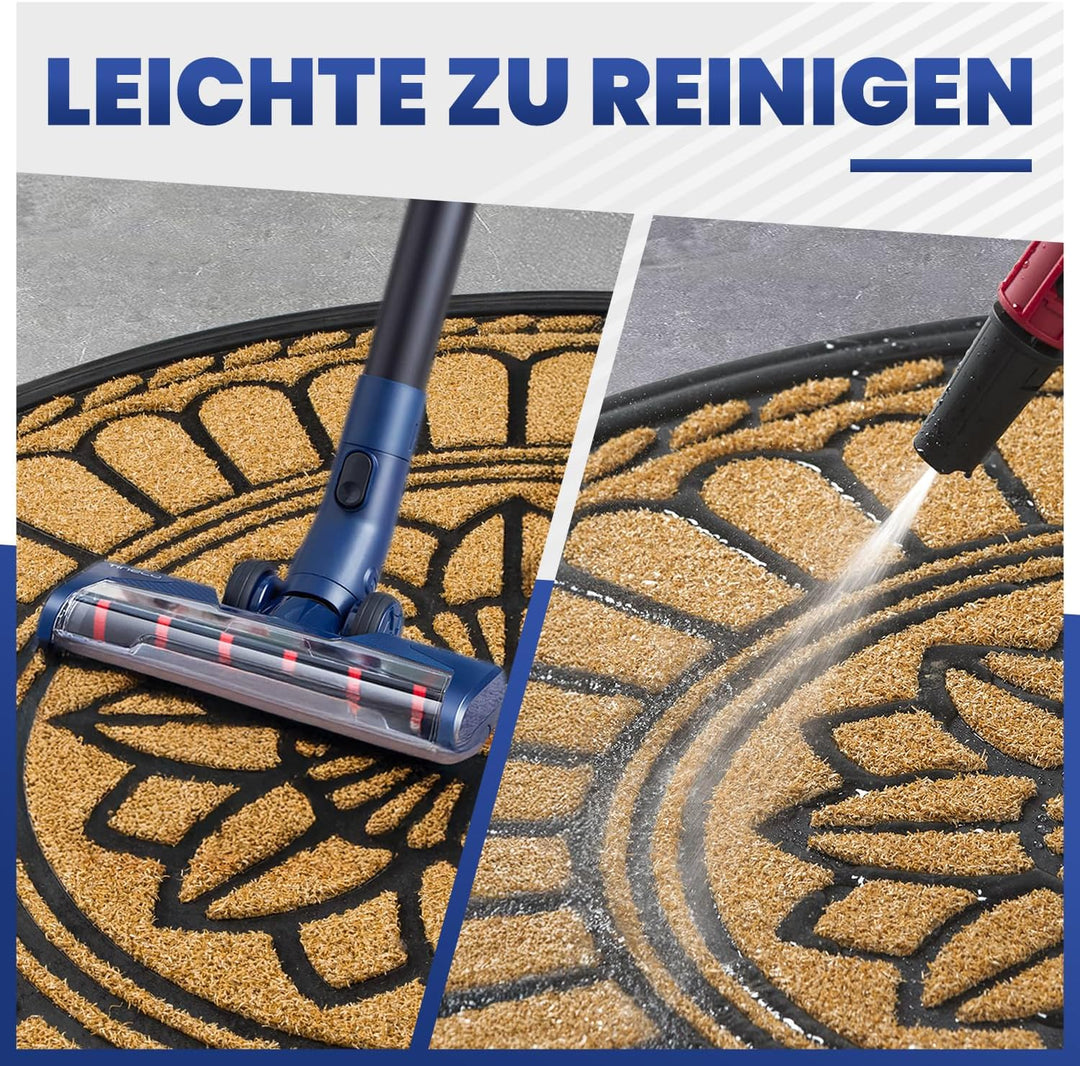 Mibao Fussmatte 60 x 90 cm, rutschfeste Eingangsmatte, strapazierfähige Fussmatte, Schmutzfangmatte