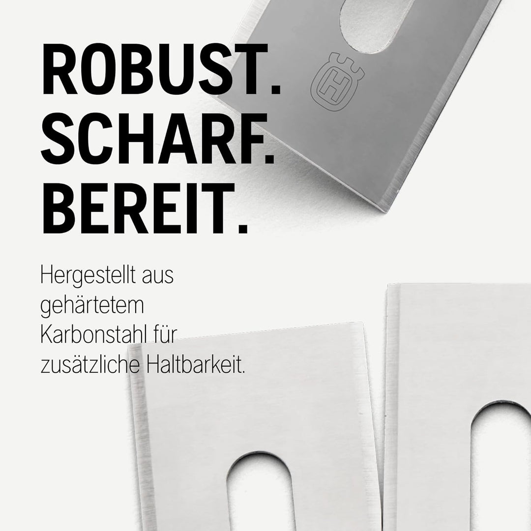 Husqvarna Automower Endurance Klingen | 6 Messer mit Schrauben | Langloch | Länger Haltbare Qualität
