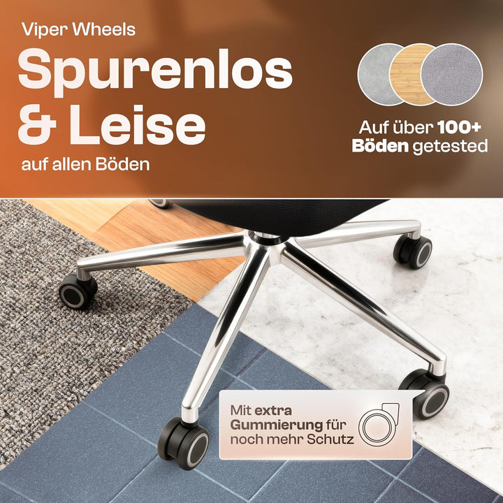 LUTIVO Alpha Bürostuhl ergonomisch [ORIGINAL] Schreibtischstuhl ergonomisch mit 11 Komfort-Einstellu
