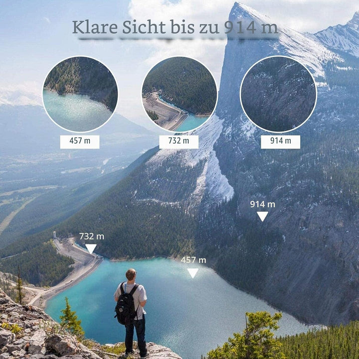 Monokular-Teleskop für Erwachsene – 13 x 50 High Power HD Optik Zoom Monokular Teleskop für Smartpho