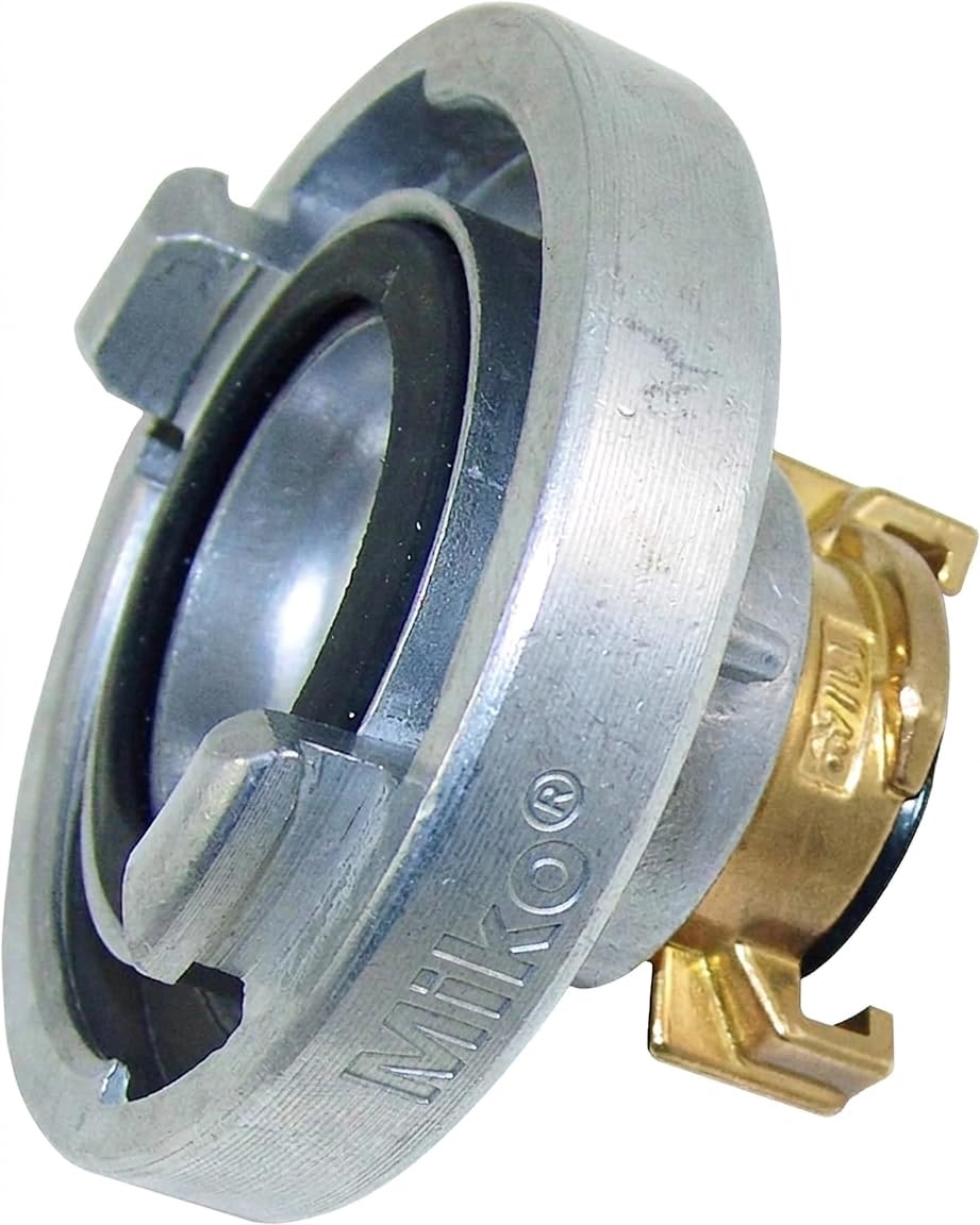 Miko® Storz Kupplung C-52 auf Geka Gartenschlauchanschluss, Adapter, Aluminium/Messing, Dichtung: NB