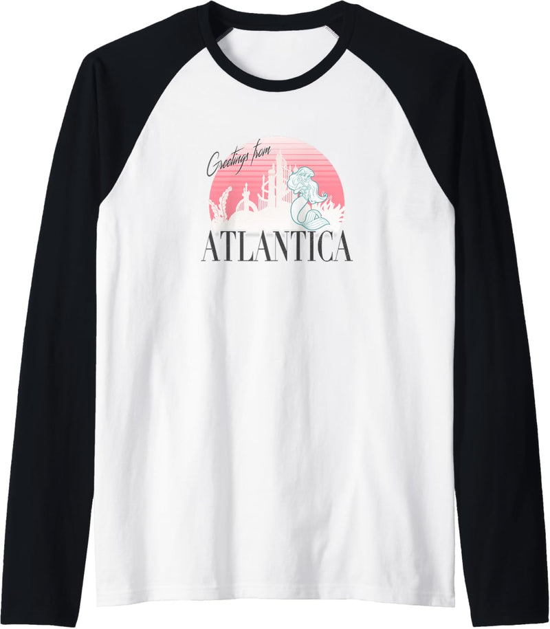 Disney The Little Mermaid Ariel Greetings From Atlantica Raglan