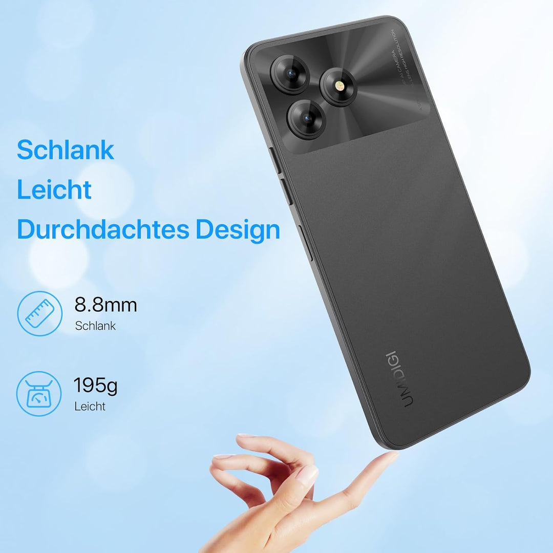 UMIDIGI G5 Smartphone Ohne Vertrag, 16GB+128GB/1TB, Handy Ohne Vertrag Android 13, 50MP+8MP, 6.6" HD