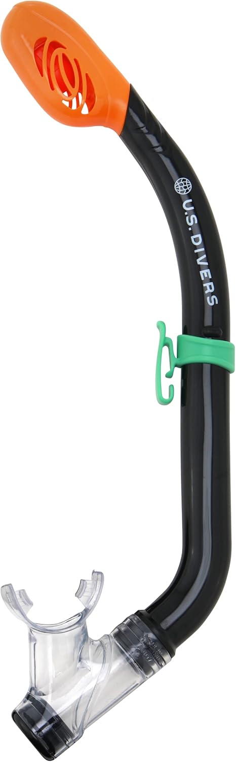 US Divers | Schnorchel Combo Avila für Kinder ab 6+ | Maske und Schnorchel BLACK ORANGE, BLACK ORANG