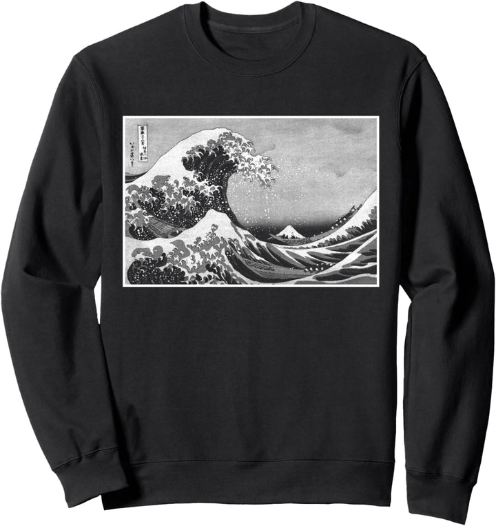 Die grosse Welle der japanischen Kunst von Kanagawa Hokusai Sweatshirt