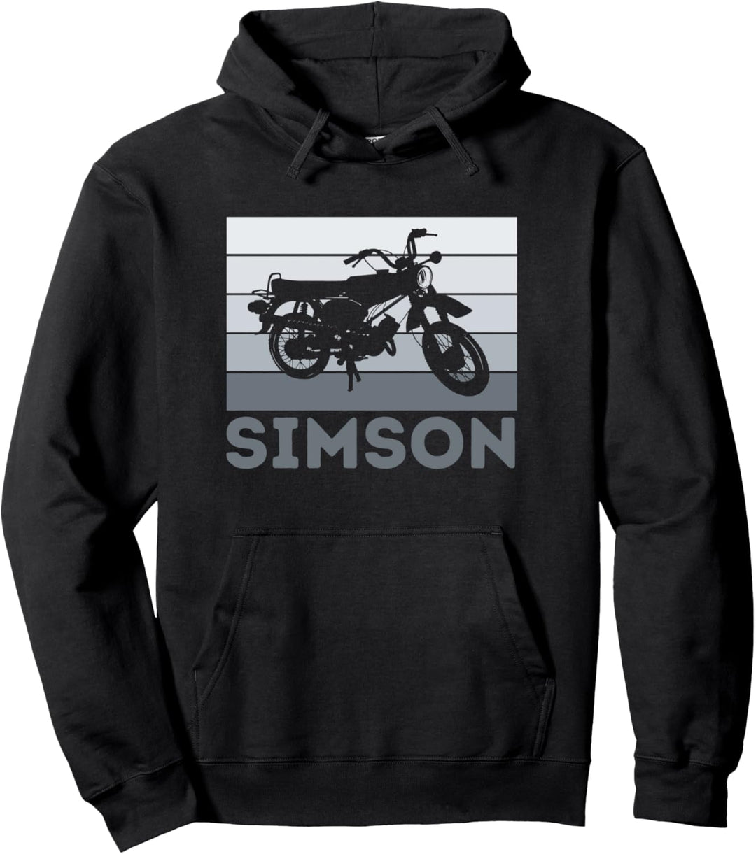 Simson DDR Moped Zweitakt S51 Vintage Pullover Hoodie