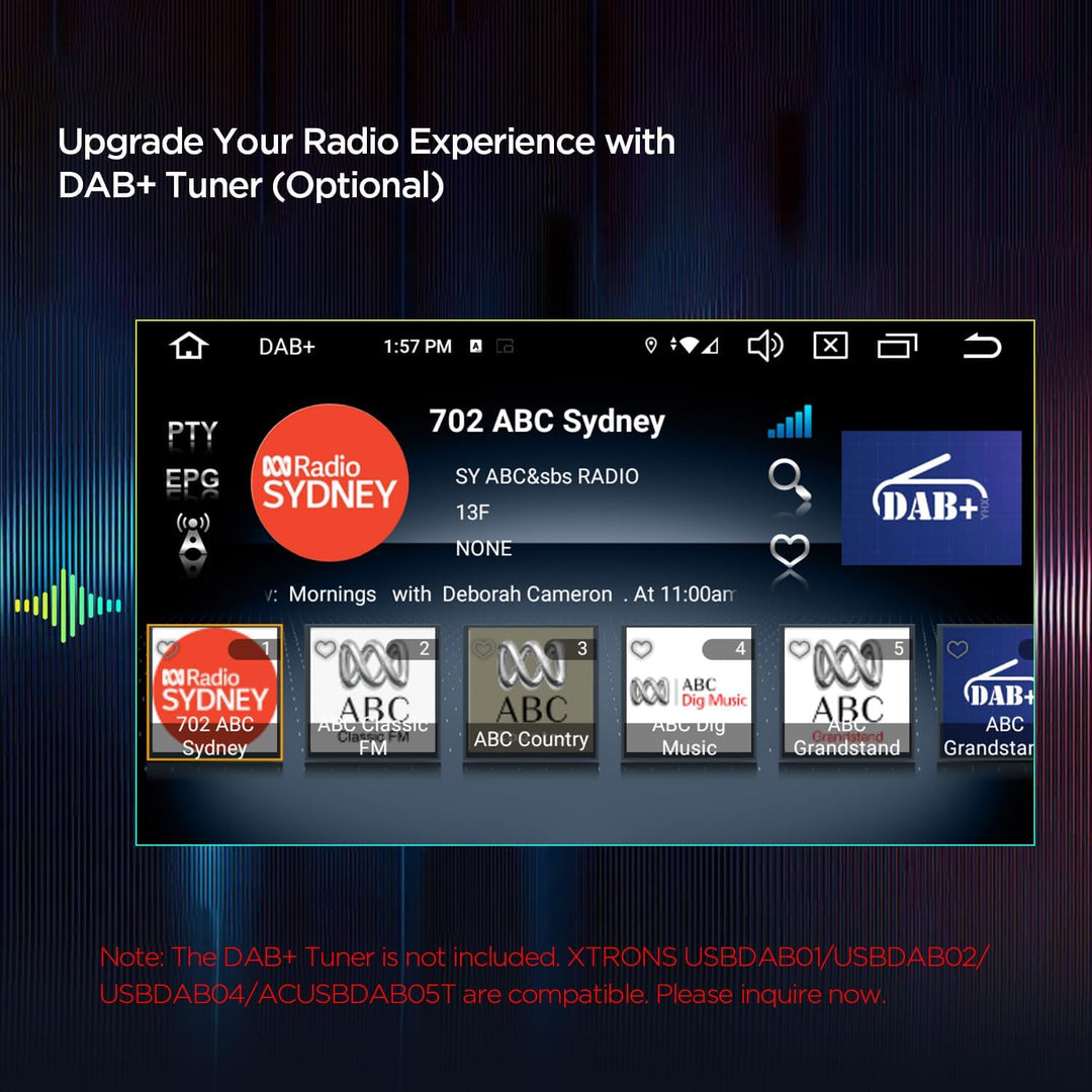 XTRONS 7 Zoll IPS Android 14 Autoradio mit Navi Octa Core 4+64GB für BMW E46 Rover ZT Eingebautes 4G
