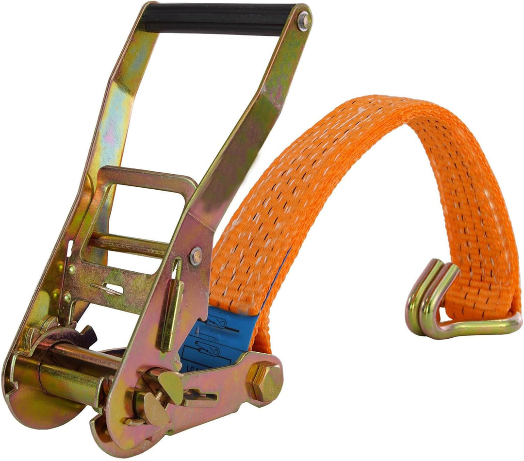 TRUTZHOLM 2X Spanngurt mit Ratsche Zurrgurt 6m 3000kg 3to 2-TLG. 35mm TÜV/GS orange