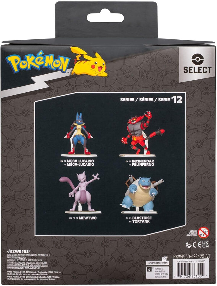 Pokémon PKW4930 Select 15 cm Turtok Super-Artikulierte Figur | Offizielles Figur