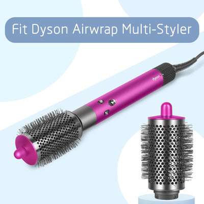 MOPEI Grosse Runde Volumenbürste Haartrockneraufsatz Kompatibel mit Dyson Airwrap Multi-Haarstyler,