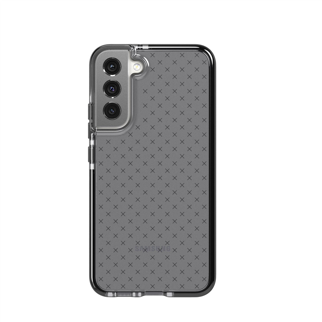 tech21 Evo Check für Samsung Galaxy S22 Plus - Schutzhülle mit 4,8 m Multi-Drop-Schutz Smokey Black