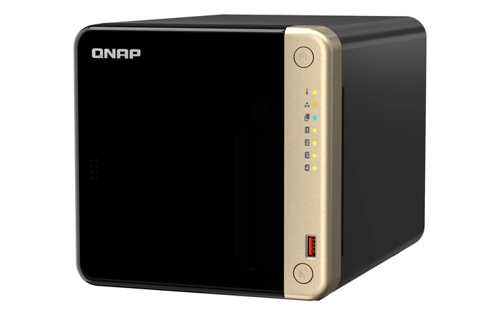 QNAP TS-464-8G-US Hochleistungs-Desktop-NAS mit Intel Celeron Quad-Core-Prozessor, M.2 PCIe Slots un