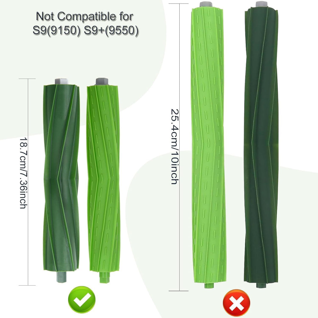 Loveco 6 Set Rollen Bürste kompatibel für iRobot, Bürsten Ersatzteile für Roomba E Serie E5 E6, I Se