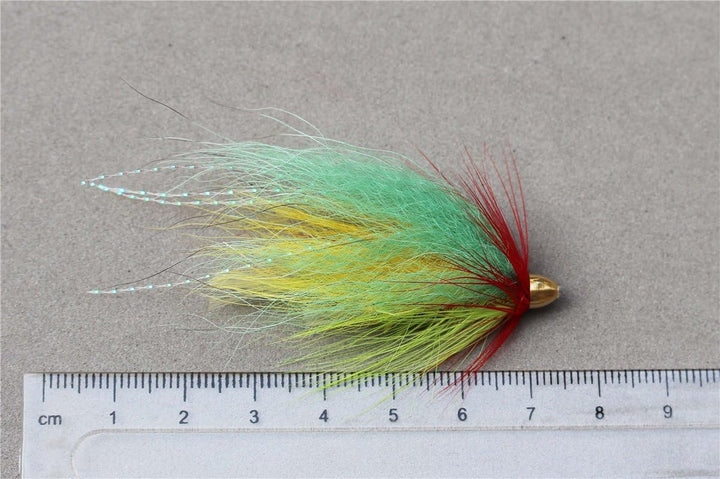 Tigofly 40 Stück/Los Cone Head Tube Fly 5 Muster Streamer Fly Lachsforelle Steelhead Fliegenfischen