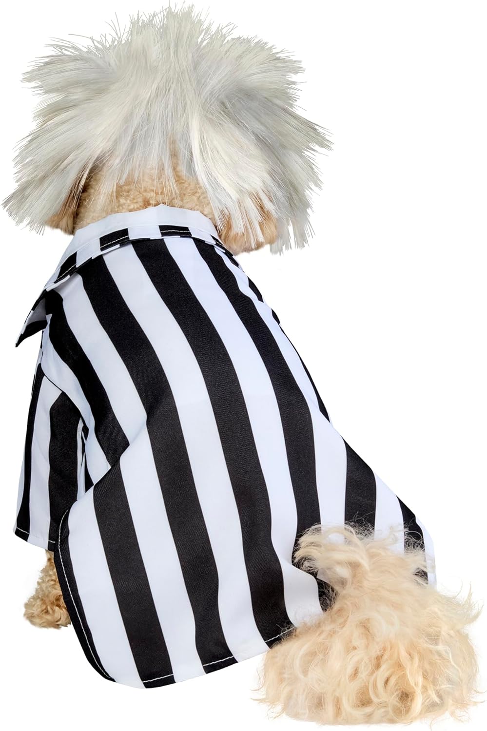 Rubie‘s Official Beetlejuice-Kostüm für Hunde, Grösse XL Schwarz XL, Schwarz XL