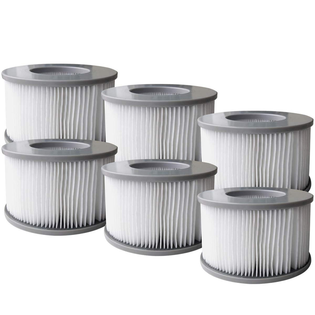 BRAST MSpa Whirlpool Ersatz Filter Filterkartusche Wasserfilter 6er-Set, Filter 6er-Set