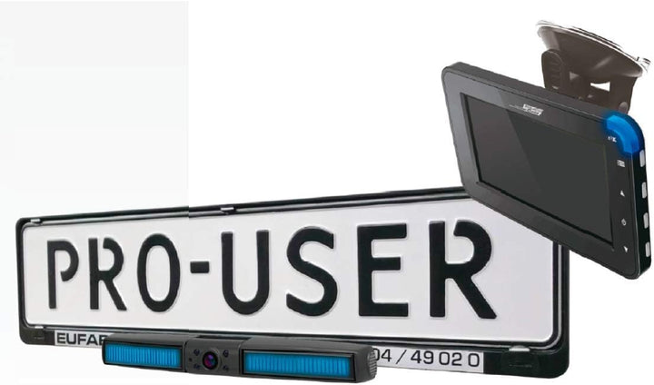 Pro User Solar Rückfahrkamerasystem DRC4310 SOLAR: digitales kabelloses Funk-Rückfahrkamera-Set mit