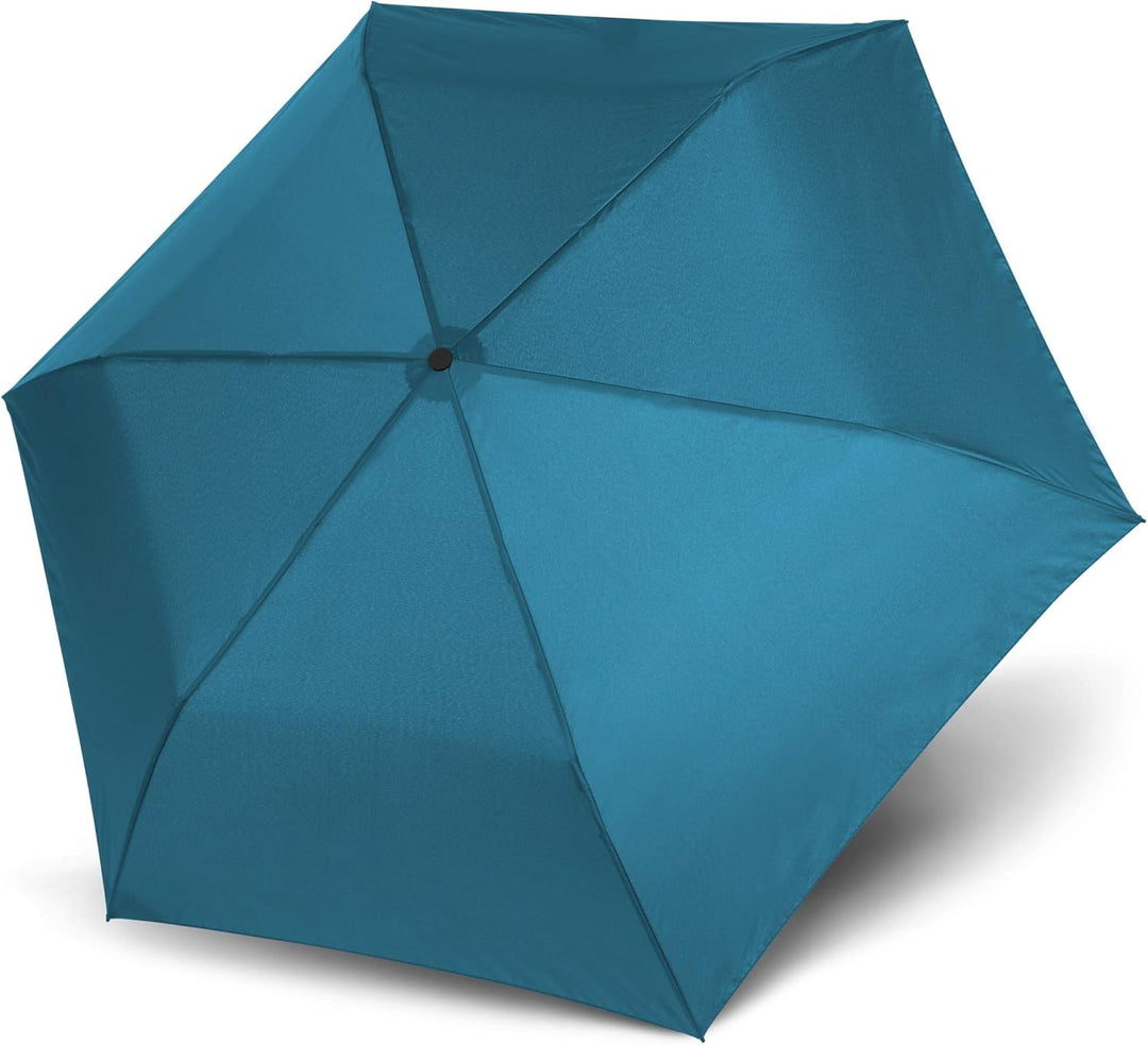 doppler zero extrem leichter Mini Damen Taschenschirm UV-Schutz Ultra Sun - blau-ivory Ultra Blue, U