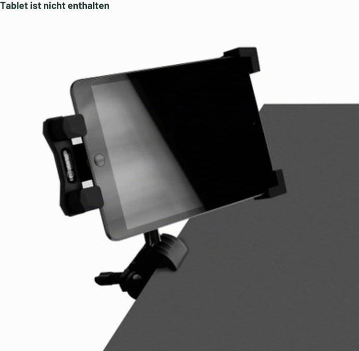 Adam Hall Stands THMS 1 - Universeller Tablet-Halter mit multifunktionalem Aufnehmer