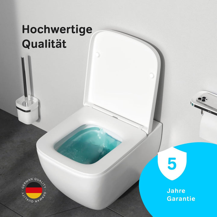 AM.PM - Komplettes Set - Vorwandelement II12709 Prime Fit inkl. Runde Betätigungsplatte Chrom + Häng