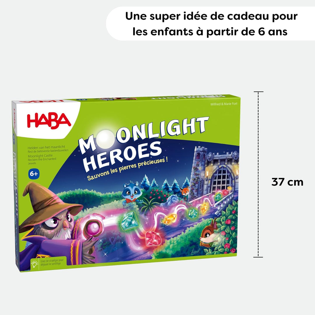HABA - Moonlight Heroes – Gesellschaftsspiel – Ein magisches Sammel- und Strategiespiel – 5 Jahre un