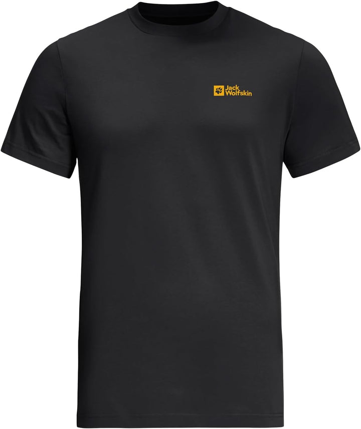Jack Wolfskin Herren Essential T-Shirt S Schwarz, S Schwarz