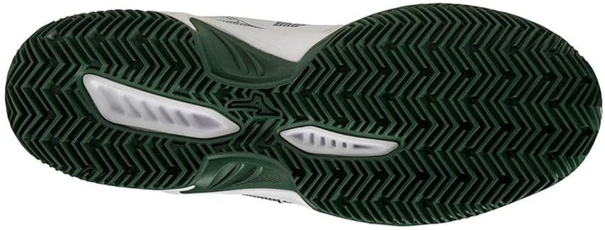 Mizuno Unisex Break Shot 4 CcTennisschuh 36 EU White Pineneedle Papyrus, 36 EU White Pineneedle Papy