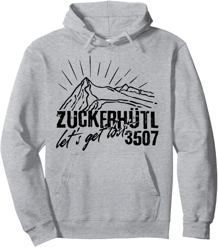 Zuckerhütl 3507 Stubaier Alpen Stubaital Tirol Vintage Berg Pullover Hoodie