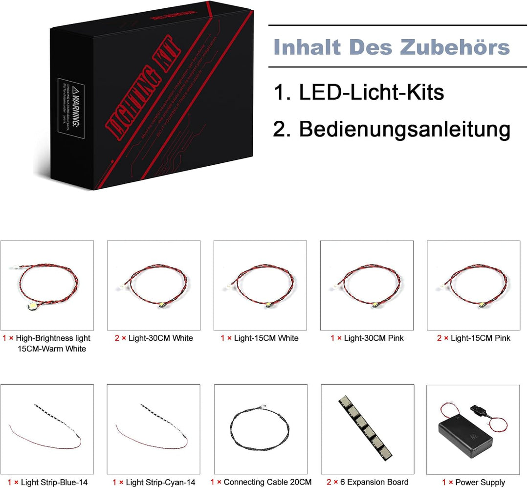 Led Licht Set für Lego 10311 Icons Orchidee Set（Kein Lego-Modell enthalten, BrickBling DIY Beleuchtu