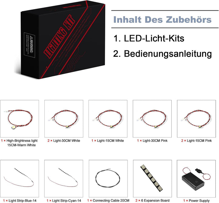 Led Licht Set für Lego 10311 Icons Orchidee Set（Kein Lego-Modell enthalten, BrickBling DIY Beleuchtu