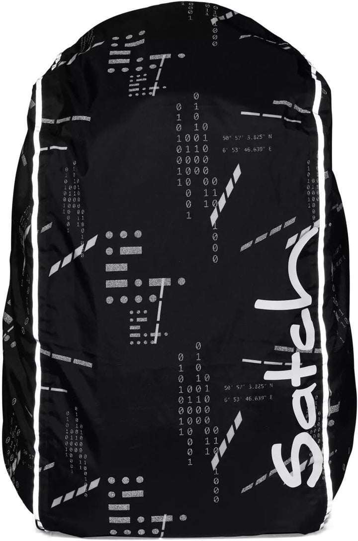 satch Regenschutz für Schulrucksäcke, wasserdicht und schmutzabweisend mit Reflektoren Einheitsgröss