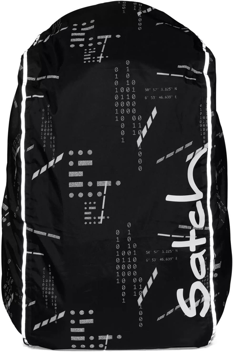 satch Regenschutz für Schulrucksäcke, wasserdicht und schmutzabweisend mit Reflektoren Einheitsgröss