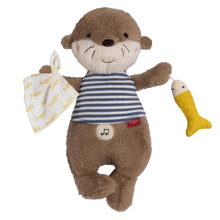 Fehn Einschlafhilfe Otter Theo – Baby Einschlafhilfe mit Soundmodul: Otter Theo Kuscheltier mit entn