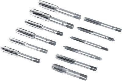 Metrisches Gewindeschneider-Set, 40 Stück, M3-M12, Gewindebohrer mit Gewindelehre, robuste Handwerkz